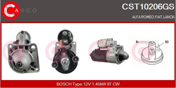 Casco CST10206GS - Стартер vvparts.bg