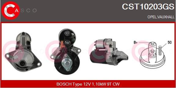 Casco CST10203GS - Стартер vvparts.bg