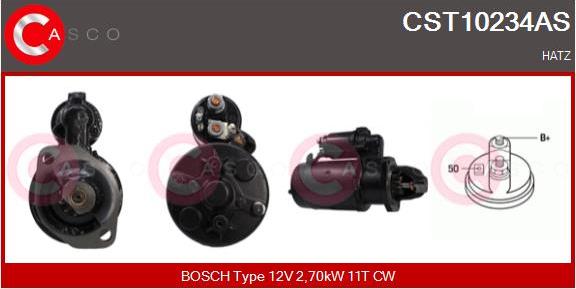 Casco CST10234AS - Стартер vvparts.bg