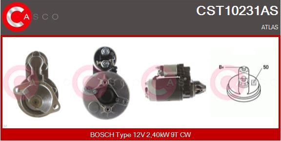 Casco CST10231AS - Стартер vvparts.bg