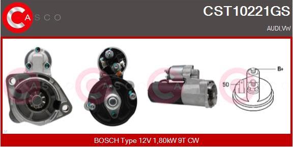 Casco CST10221GS - Стартер vvparts.bg