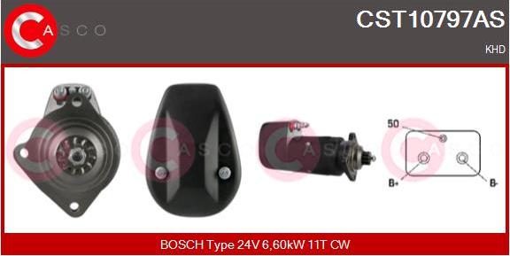 Casco CST10797AS - Стартер vvparts.bg