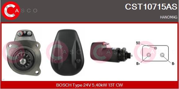 Casco CST10715AS - Стартер vvparts.bg