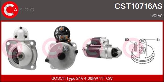 Casco CST10716AS - Стартер vvparts.bg