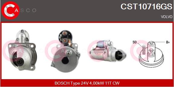 Casco CST10716GS - Стартер vvparts.bg