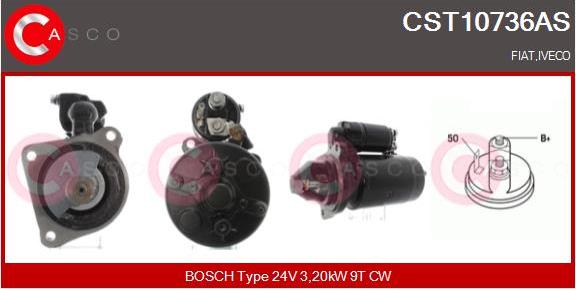 Casco CST10736AS - Стартер vvparts.bg