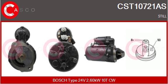 Casco CST10721AS - Стартер vvparts.bg