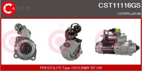 Casco CST11116GS - Стартер vvparts.bg