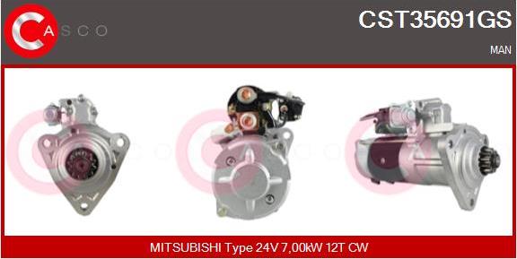 Casco CST35691GS - Стартер vvparts.bg