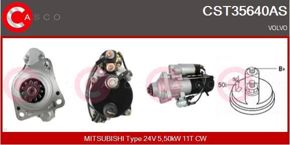 Casco CST35640AS - Стартер vvparts.bg