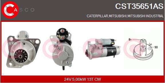 Casco CST35651AS - Стартер vvparts.bg