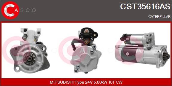 Casco CST35616AS - Стартер vvparts.bg