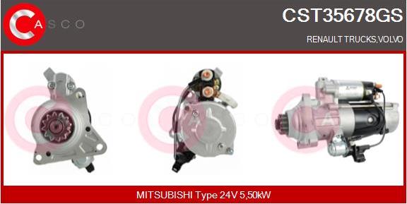 Casco CST35678GS - Стартер vvparts.bg