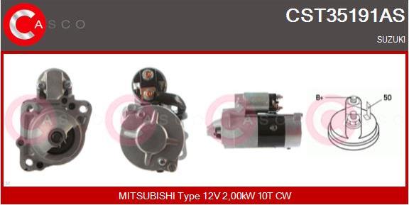 Casco CST35191AS - Стартер vvparts.bg