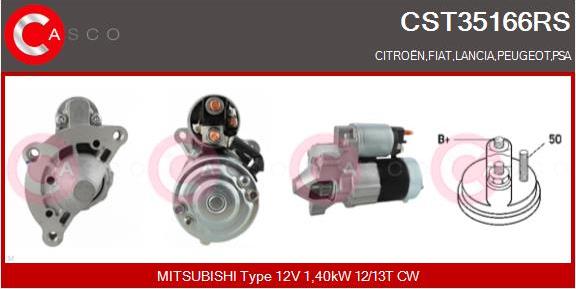 Casco CST35166RS - Стартер vvparts.bg