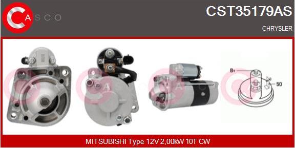 Casco CST35179AS - Стартер vvparts.bg