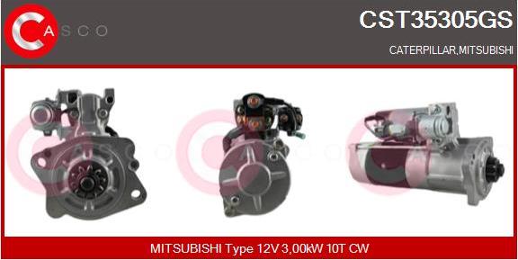 Casco CST35305GS - Стартер vvparts.bg