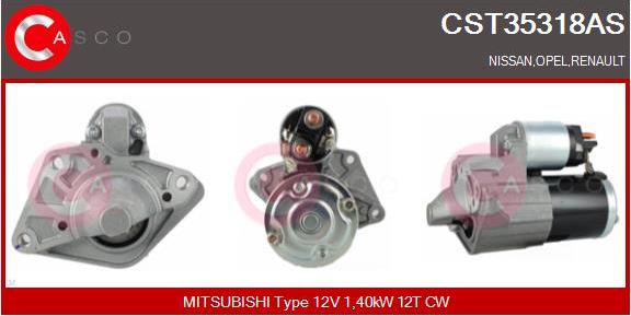 Casco CST35318AS - Стартер vvparts.bg