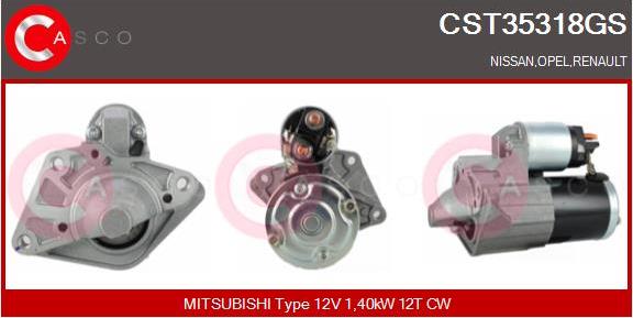 Casco CST35318GS - Стартер vvparts.bg