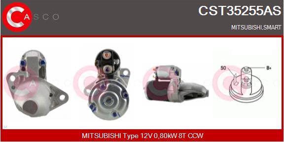 Casco CST35255AS - Стартер vvparts.bg