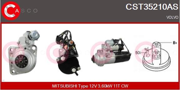 Casco CST35210AS - Стартер vvparts.bg