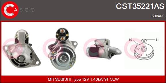 Casco CST35221AS - Стартер vvparts.bg