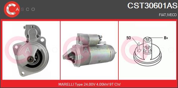 Casco CST30601AS - Стартер vvparts.bg