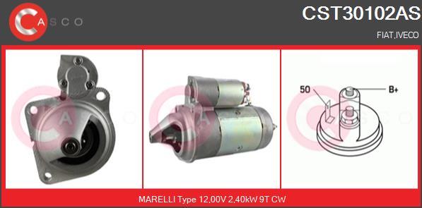 Casco CST30102AS - Стартер vvparts.bg