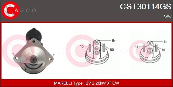 Casco CST30114GS - Стартер vvparts.bg