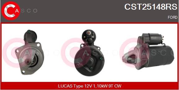 Casco CST25148RS - Стартер vvparts.bg