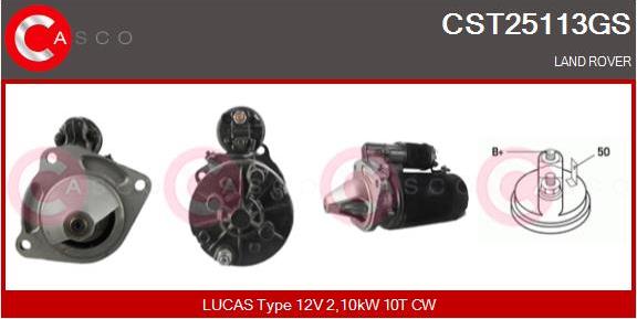 Casco CST25113GS - Стартер vvparts.bg