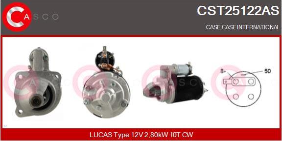 Casco CST25122AS - Стартер vvparts.bg