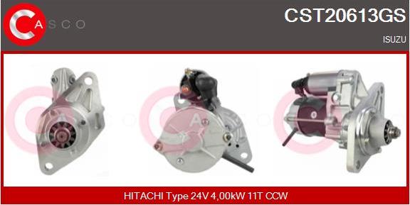 Casco CST20613GS - Стартер vvparts.bg