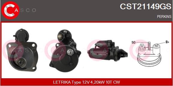 Casco CST21149GS - Стартер vvparts.bg