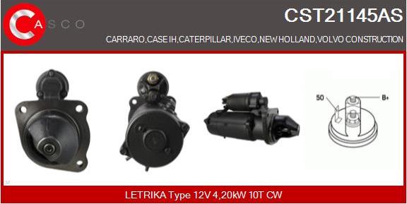 Casco CST21145AS - Стартер vvparts.bg