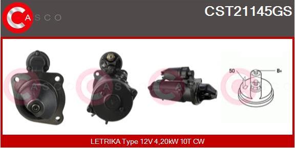 Casco CST21145GS - Стартер vvparts.bg