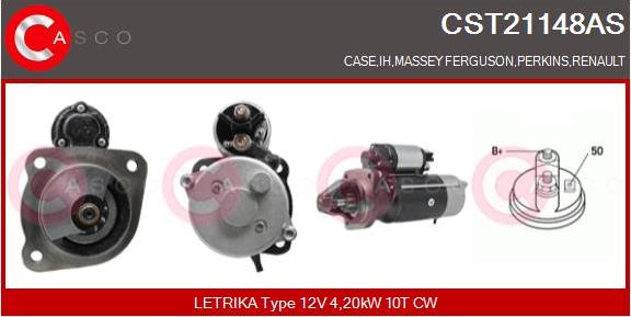 Casco CST21148AS - Стартер vvparts.bg