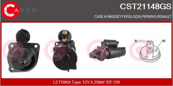 Casco CST21148GS - Стартер vvparts.bg