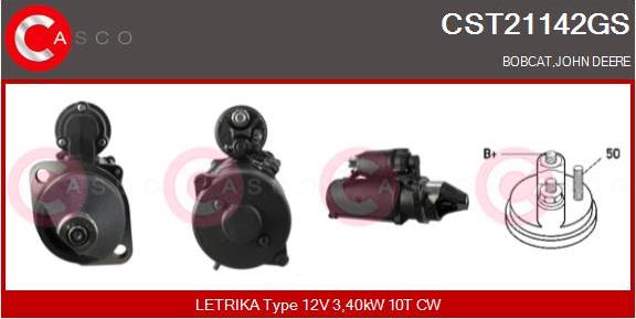 Casco CST21142GS - Стартер vvparts.bg