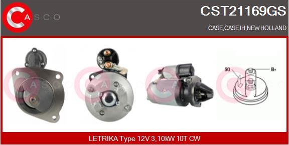 Casco CST21169GS - Стартер vvparts.bg