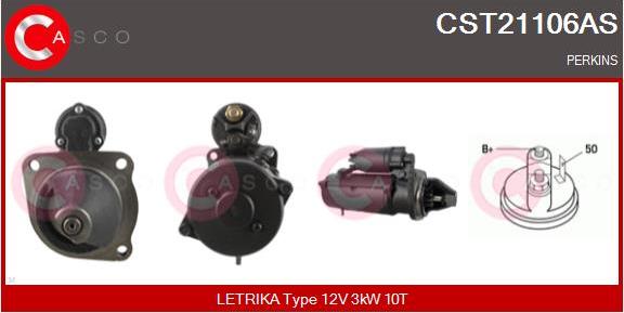 Casco CST21106AS - Стартер vvparts.bg