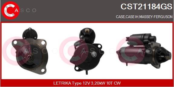 Casco CST21184GS - Стартер vvparts.bg