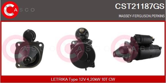 Casco CST21187GS - Стартер vvparts.bg