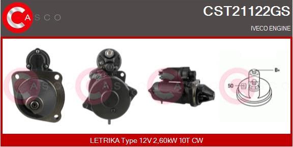 Casco CST21122GS - Стартер vvparts.bg