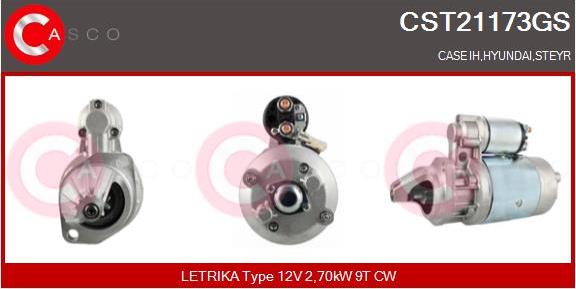 Casco CST21173GS - Стартер vvparts.bg