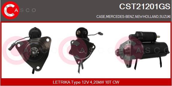 Casco CST21201GS - Стартер vvparts.bg