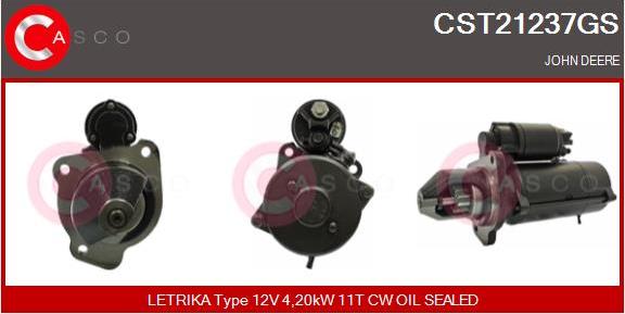 Casco CST21237GS - Стартер vvparts.bg