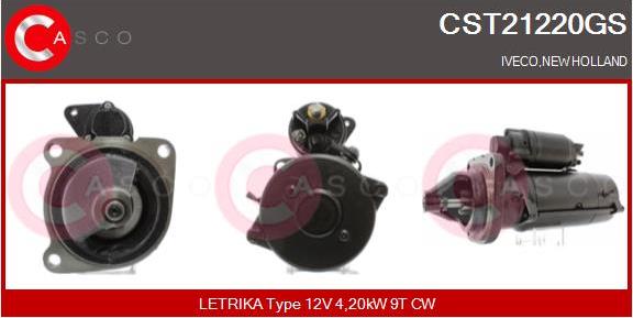 Casco CST21220GS - Стартер vvparts.bg