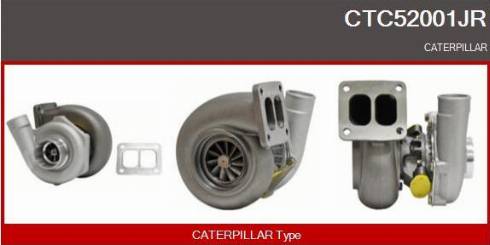 Casco CTC52001JR - Турбина, принудително пълнене с въздух vvparts.bg