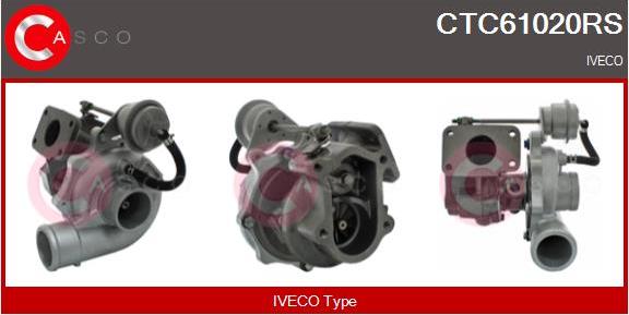 Casco CTC61020RS - Турбина, принудително пълнене с въздух vvparts.bg